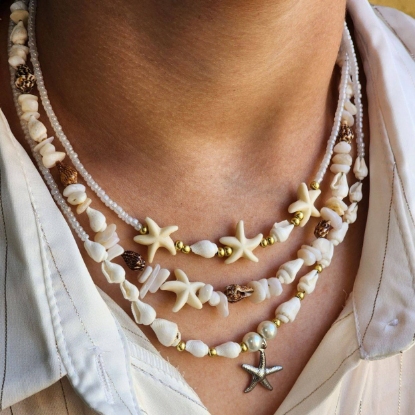 تصویر  گردنبند ستاره تابستانه