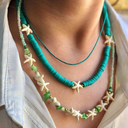 تصویر  گردنبند فیمو تابستانه