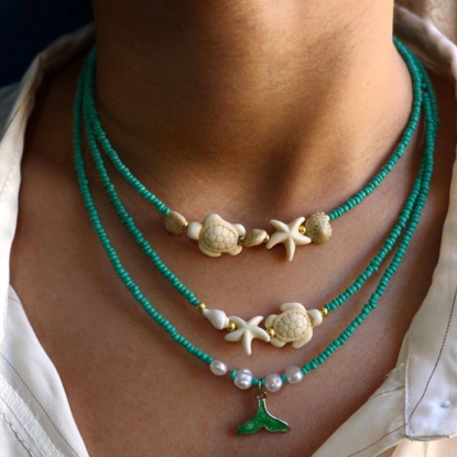 تصویر  گردنبند دریایی